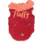 Pawstar Fluffy Kadife Küçük Köpek Yeleği (2XL)