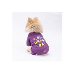 Pawstar Happy Kedi Köpek Pijaması - Kedi Köpek Tulumu - Kedi Köpek Kıyafeti