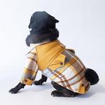Pawstar Hardal Plaid Küçük Irk Köpek Kabanı
