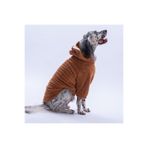 Pawstar Kahverengi Lucca Teddy Hoodie Ayı Kulaklı Peluş Orta Büyük Irklar Köpek Kıyafeti Köpek Sweati