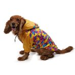 Pawstar Kamuflaj İnce Polarlı Küçük Irk Köpek Yağmurluğu (Large)
