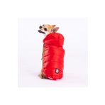 Pawstar Kırmızı Railway Anorak Yelek Köpek Yeleği Köpek Kıyafeti Köpek Yağmurluk Kırmızı XL