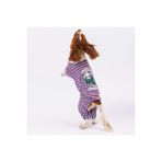 Pawstar Köpek Mor Sleeper Pijama Tulum 2Xlarge Sırt43cm Göğüs58cm Boyun38cm