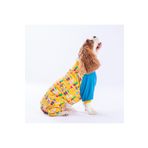 Pawstar Küçük Irk Köpek Ice Cream Penye Tulum Pijama (M)