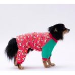 Pawstar Küçük Irk Köpek Pembe Unicorn Penye Tulum Pijama