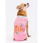 Pawstar Pink Aloha Kedi ve Küçük Köpek T-shirtü (ÇOK KÜÇÜK KALIPLIDIR. 1-10 kg arasına uygun) (S)
