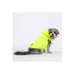 Pawstar Railway Neon Sarı Su İtici Küçük Irk Köpek Yelek Yağmurluk (XL)