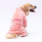 Pawstar Rose Bonjour Kadife Orta-Büyük Irk Köpek Tulumu - 5XL