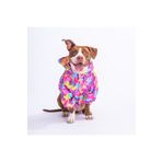Pawstar Rosea Camouflage Fileli Orta ve Büyük Irk Köpek Montu Köpek Yağmurluk Köpek Elbisesi Köpek Kıyafeti