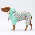 Pawstar Tokyo Polarlı Su Geçirmez Orta-Büyük Irk Köpek Yağmurluk Tulum (5XL)