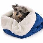 Pawtools Köpek Uyku Tulumu – Çok Amaçlı Snuggle Sac, Battaniye/Yatak/Tünel, Yumuşak ve Çift Taraflı