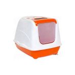 Paxteks Flip Cat Kapalı Kedi Tuvaleti 50 cm Turuncu