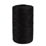 Paybous 2,5 mm x 185 Metre Polyester Makrome Kordon Örgü ve Tığ İşi Ayakkabıları, Güneş Şapkaları, Ayakkabılar, Çantalar, Cüzdanlar, Sepet, Bitki Askıları, Dekoratif Projeler için Düz Polipropilen Halat