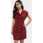 PayBuy Gabardin Mini Elbise Kisa Kol Ay Pamuk Yazlık Günlük Özel Tasarım