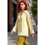 PayBuy Kadın Için Yazlık Oversize Müslin Gömlek Bağlama Detaylı Plaj ve Günlük Kullanım Ideal Bir Seçim - Çok Renkli - 40