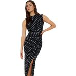 PayBuy Kadın Maxi Elbise Puantiyeli Desenli Bodycon Kalıp Rahat Kesim Günlük Stil Kaliteli Malzeme