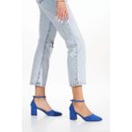 PayBuy Kadın Moda Şık Klasik Kısa Düğün Nişan Gece Abiye Ayakkabı - Koyu Mavi