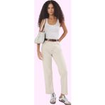 PayBuy Kadın Yüksek Bel Straight Jean Pantolon Pamuk Denim Günlük Stil Yaz Aylarının Vazgeçilmezi