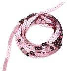 Payet Süs, Pullu Dantel Trim 5 yards 6mm Eğrisi Kumaş Boncuk DIY Dikiş El Sanatları Düğün(Color 14)