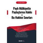 Paylı Mülkiyette Paylaştırma Hakkı ve Bu Hakkın Sınırları - Ece Selin Yetkin
