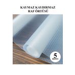 Pazar Kapısı Eva Raflık Dolap Içi Çekmece Raf Örtüsü Kaydırmaz 45cm X 5m