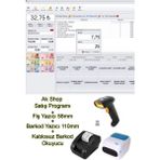 Pazar Timi Barkod Satış Sistemi & Market Programı & Fiş Yazıcı & Barkod Yazıcı & Kablosuz Barkod Okuyucu