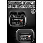 Pazarcan Bluetooth Kulaklık Kablosuz Ekranlı Anc/enc Destekli Dokunmatik - 35 - 48 mm - 01P-Pembe