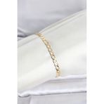 Pazarcan cm 14K Gold Renk Halka Zincir Model Kadın Bileklik