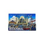 Pazarcan İstanbul Temalı Silikon Buzdolapı Süsü Magnet Alk5379
