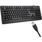 Pazarcan SPK6247B USB 1.2 Metre Kablolu Klasik Siyah Numpadli Türkçe Q Klavye