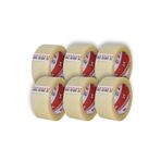 Pazarcan Ve-ge Koli Bandı 6 Adet 45x100 Şeffaf (BUFALO) En 45mm, Uzunluk Net 100 Metre, Basınca Ve Gerilime