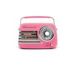 pazard Retro Taşınabilir Nostaljik Radyo - Bluetooth, USB, AUX, FM Destekli Şarjlı Müzik Kutusu - Havana