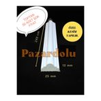 PAZARDOLU 2,5 CM Koli Bazlı Dekoratif Boyanabilir Duvar Çıta TOPTAN (KOLİ İÇİ ADET 50)