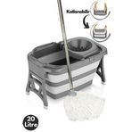 Pazarika Katlanır Temizlik Kovası Vileda Mop 20 L.