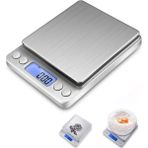 Pazariz 0.01 GRAM-500 Gram Daralı Kalite Dijital Hassas Ölçüm Elektronik Mutfak Terazisi-Tartısı