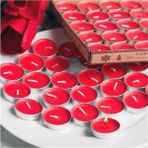 Pazariz 100 Lü Tea Light Kokulu Mum Özel Günler Için - 1 Adet