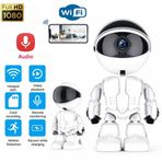 Pazariz 1080p Robot Görünümlü Bebek Bakıcı Wifi Ip Güvenlik Kamerası Kablosuz Gece Görüşlü