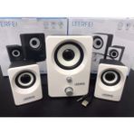 Pazariz 2+1 USB Ses Sistemi Speaker 6W Rms Hoparlör Bilgisayar Laptop Cep Telefonu - Beyaz