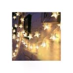 Pazariz 3 Adet - 3,5 Metre 20 Gün Işığı Yıldız Led / Animasyonlu/ Yılbaşı Süsü/ Hediyelik