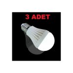 Pazariz 7W Enerji Tasarruflu Led Ampul ( 3 Adet)