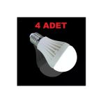 Pazariz 7W Enerji Tasarruflu Led Ampul ( 4 Adet)