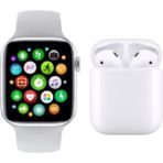Pazariz Akıllı Saat T500 + Airpods 12 Kablosuz Kulaklık 2'li - M - Şeffaf
