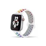 Pazariz Apple Watch Uyumlu Seri 2/3/4/5/6/7/8/Se 40Mm Uyumlu Delikli Spor Kordon Small/Medium