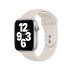 Pazariz Apple Watch Uyumlu Seri 8 7 6 5 4 3 2 38Mm-40Mm-41Mm S/M Spor Silikon Kordon