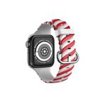 Pazariz Apple Watch Uyumlu2 3 4 5 6 7 Se 38mm 40mm 41mm Spor Renkli Örgü Silikon Kayış Kordon