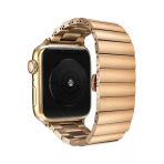 Pazariz Apple Watch Uyumlu42mm 44Mm 45Mm 49Mm 1/2/3/4/5/6/Se/7/8/Ultra Kordon Metal Katlamalı Klipsl