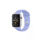 Pazariz Apple Watch Uyumlukordon 2 3 4 5 6 Se 42 Mm Ve 44 Mm Silikon Kordon Kayış - Lila