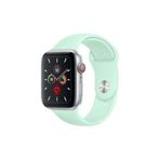 Pazariz Apple Watch Uyumlukordon 2 3 4 5 6 Se 42 Mm Ve 44 Mm Silikon Kordon Kayış - Marina Yeşili