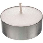 Pazariz Beyaz Yuvarlak Tealight Mum