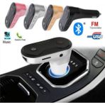 Pazarız Car-G8 Dijital Ekran Bluetooth Araç Kiti Oto Araç Fm Transmitter